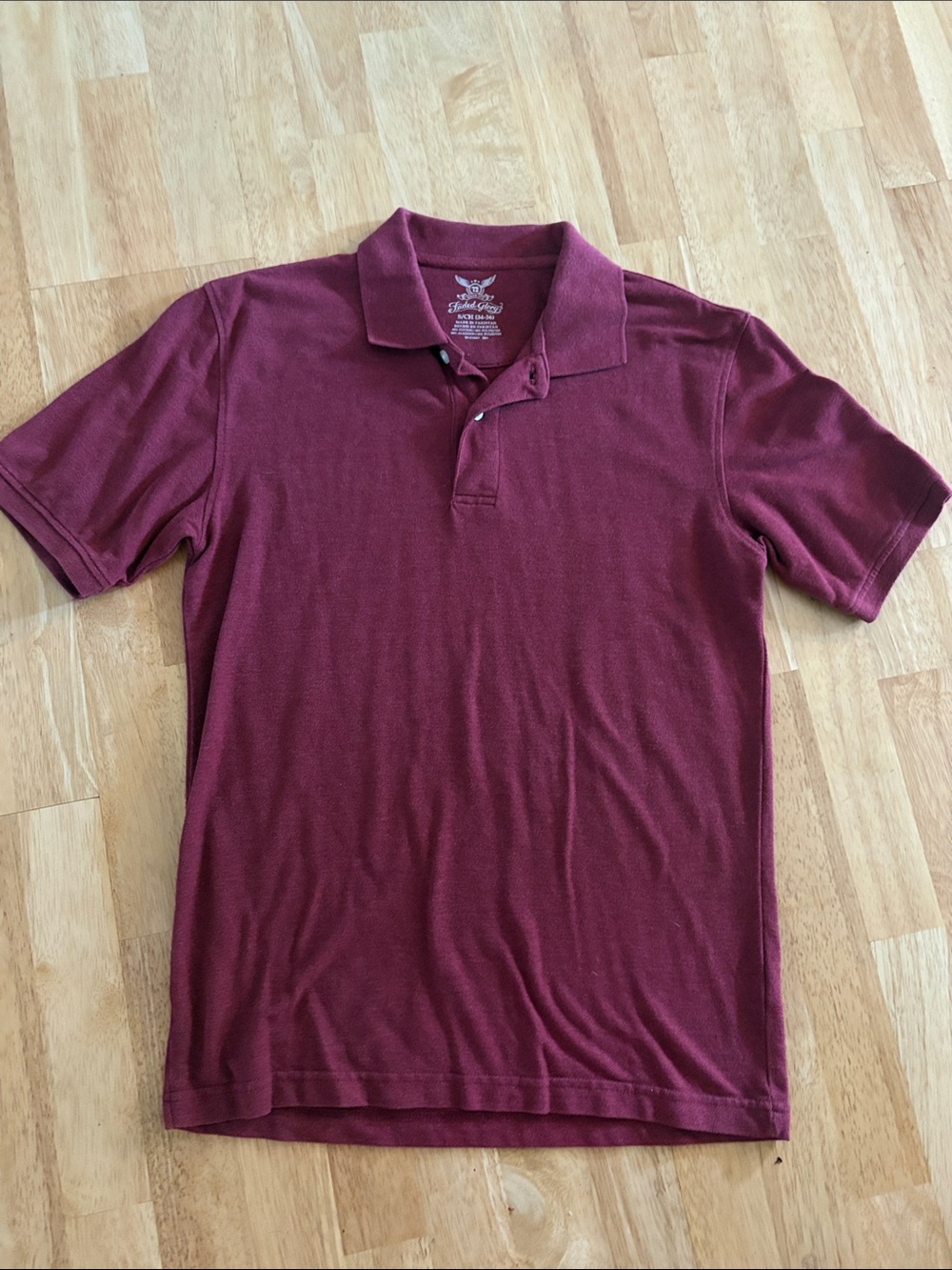 Faded Glory Men's Burgundy Polo Shirt